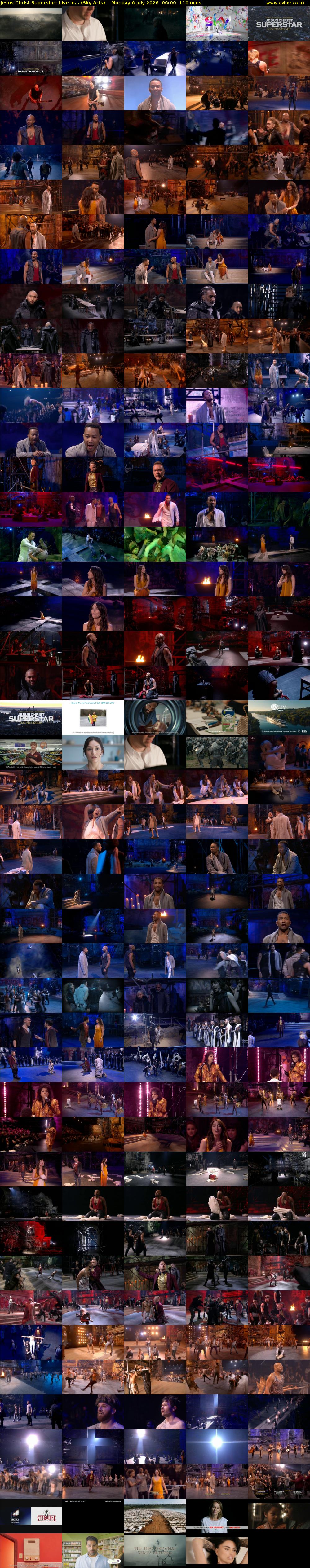 Jesus Christ Superstar: Live In... (Sky Arts) Monday 6 July 2026 06:00 - 07:50
