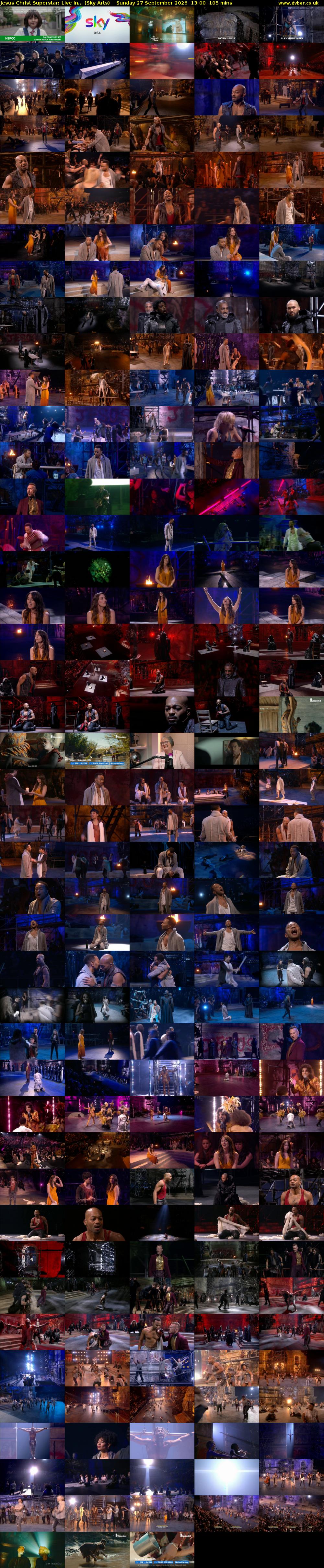 Jesus Christ Superstar: Live In... (Sky Arts) Sunday 27 September 2026 13:00 - 14:45