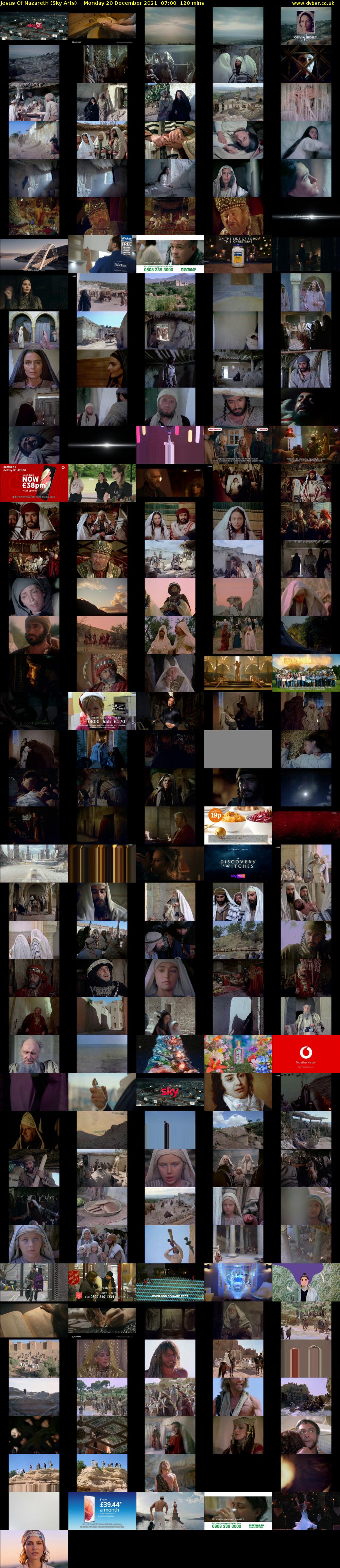 Jesus Of Nazareth (Sky Arts) Monday 20 December 2021 07:00 - 09:00