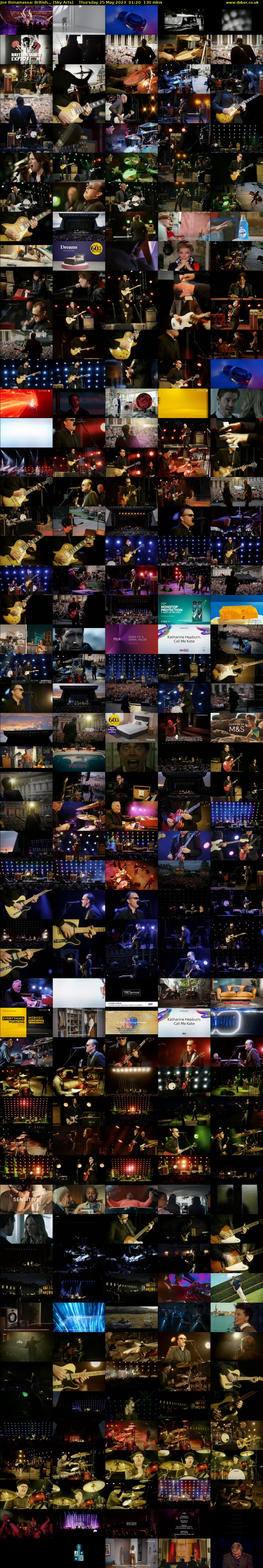 Joe Bonamassa: British... (Sky Arts) Thursday 25 May 2023 01:20 - 03:30