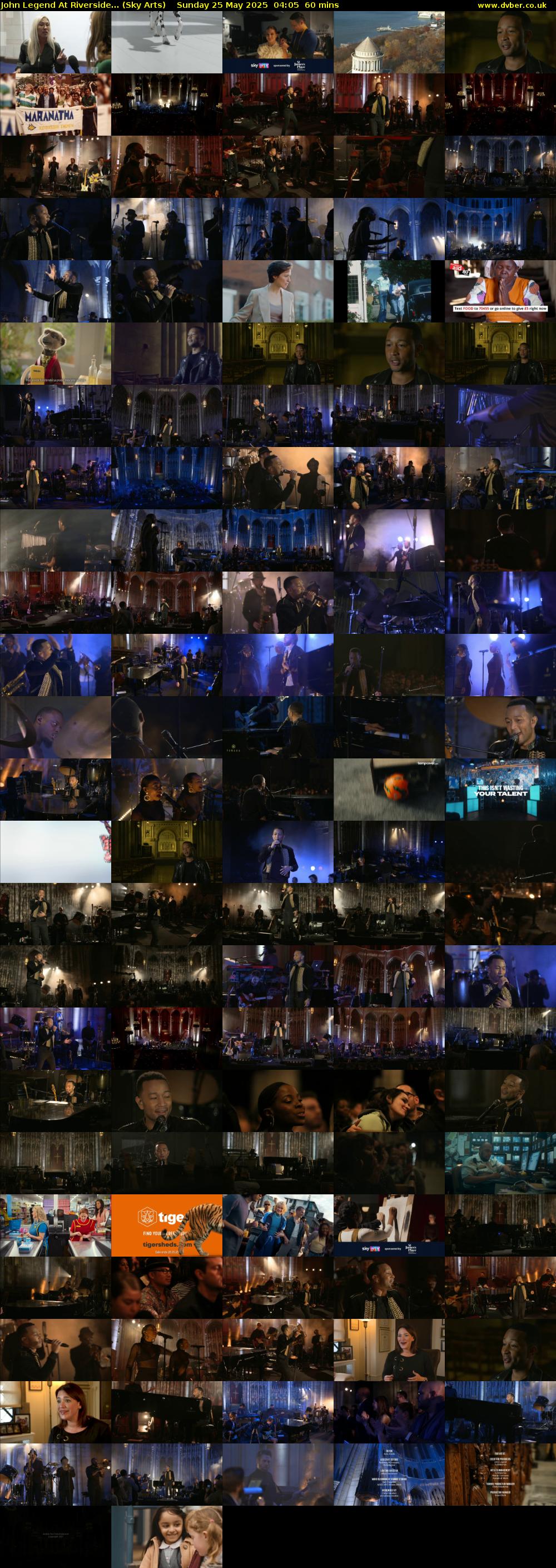John Legend At Riverside... (Sky Arts) Sunday 25 May 2025 04:05 - 05:05