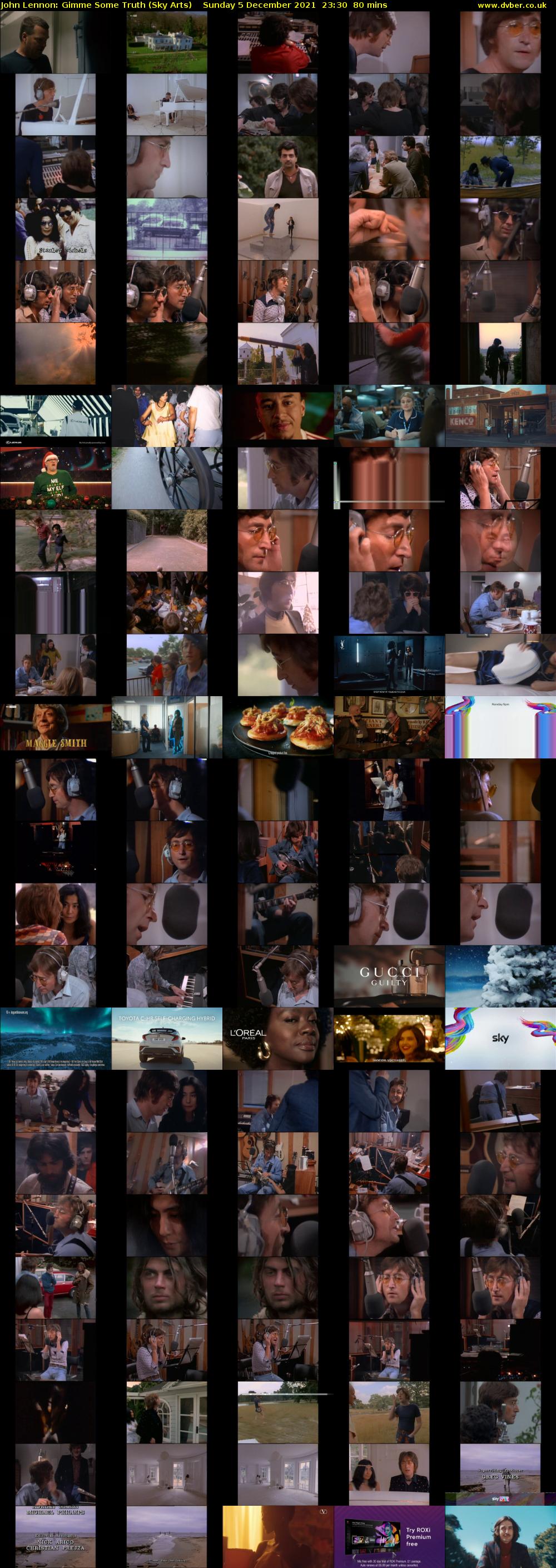 John Lennon: Gimme Some Truth (Sky Arts) Sunday 5 December 2021 23:30 - 00:50