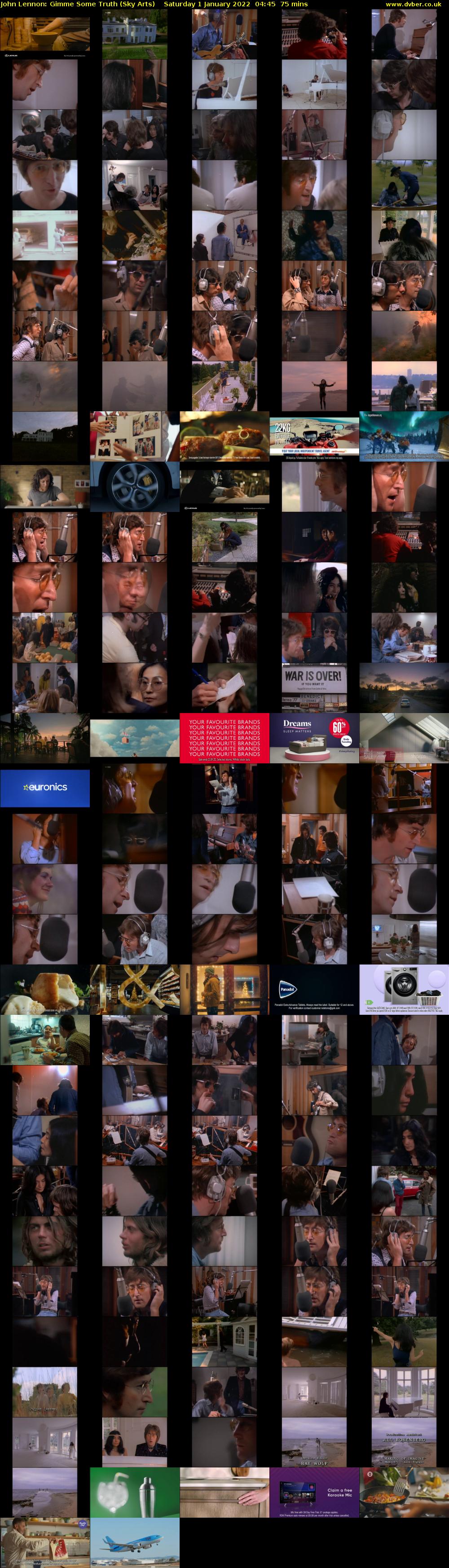 John Lennon: Gimme Some Truth (Sky Arts) Saturday 1 January 2022 04:45 - 06:00