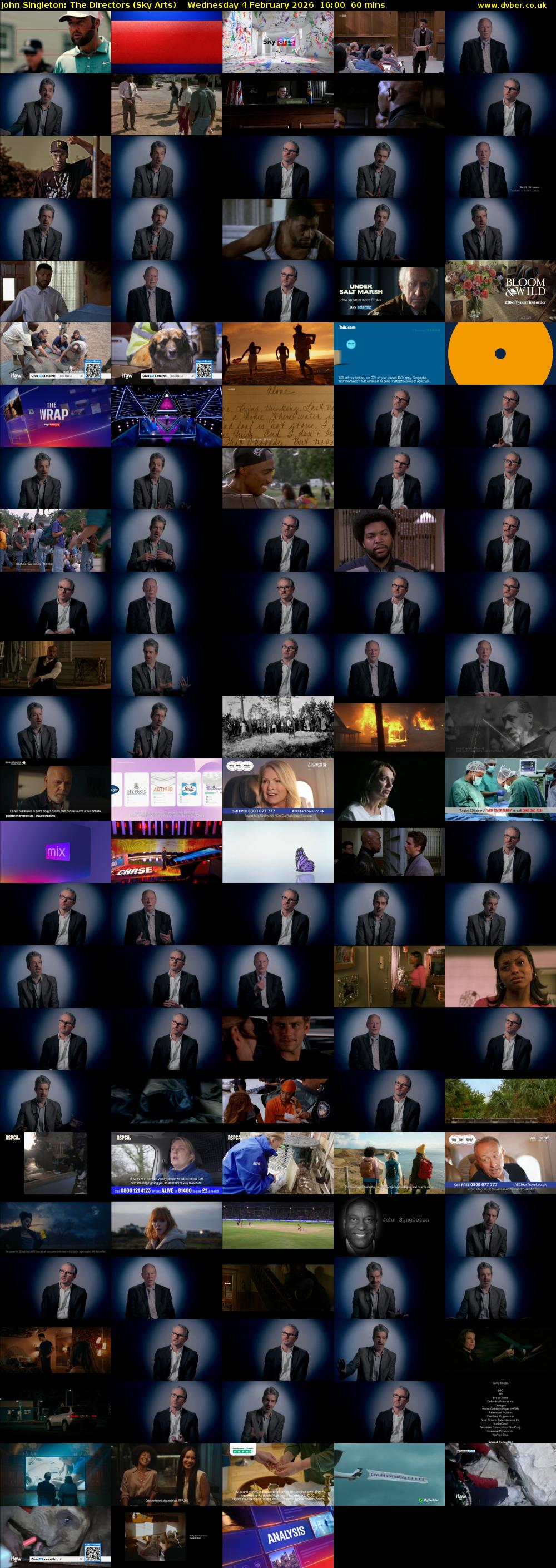 John Singleton: The Directors (Sky Arts) Wednesday 4 February 2026 16:00 - 17:00