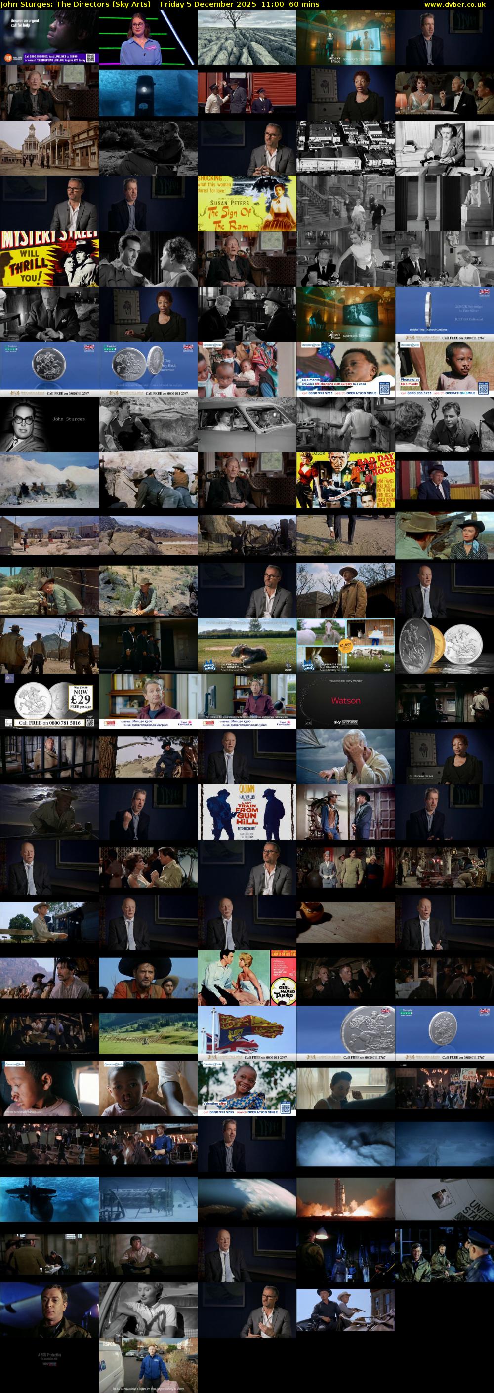 John Sturges: The Directors (Sky Arts) Friday 5 December 2025 11:00 - 12:00