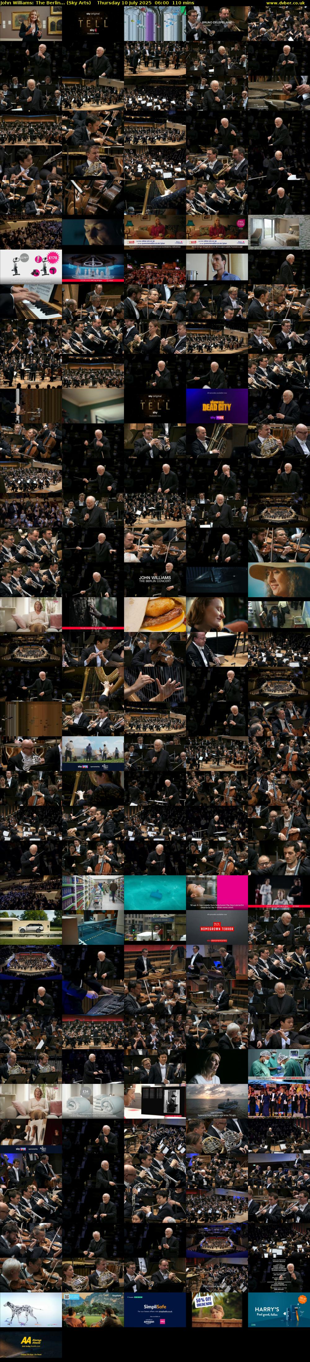 John Williams: The Berlin... (Sky Arts) Thursday 10 July 2025 06:00 - 07:50