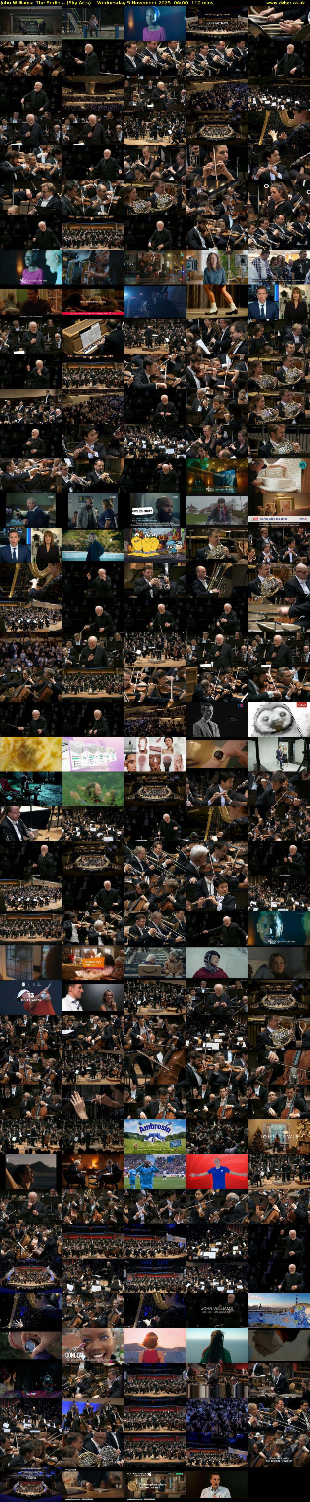 John Williams: The Berlin... (Sky Arts) Wednesday 5 November 2025 06:00 - 07:50