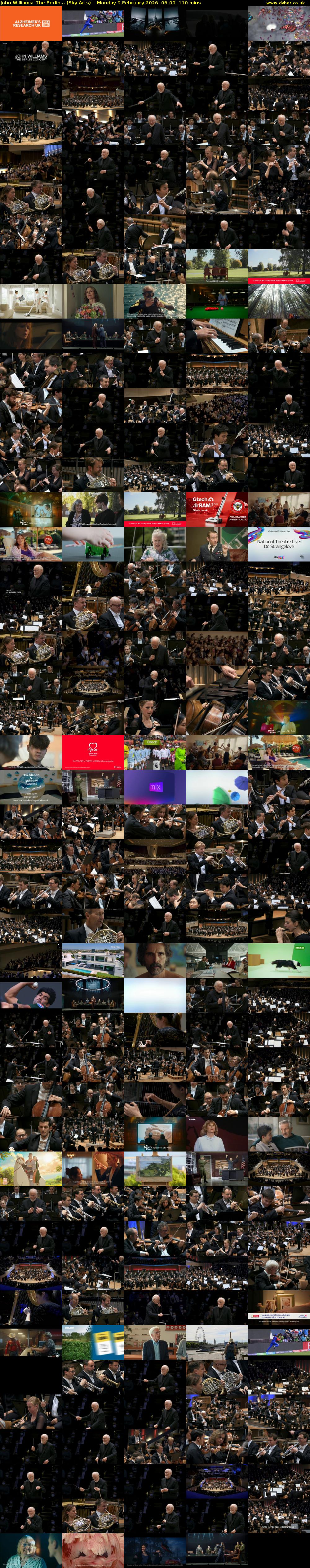 John Williams: The Berlin... (Sky Arts) Monday 9 February 2026 06:00 - 07:50