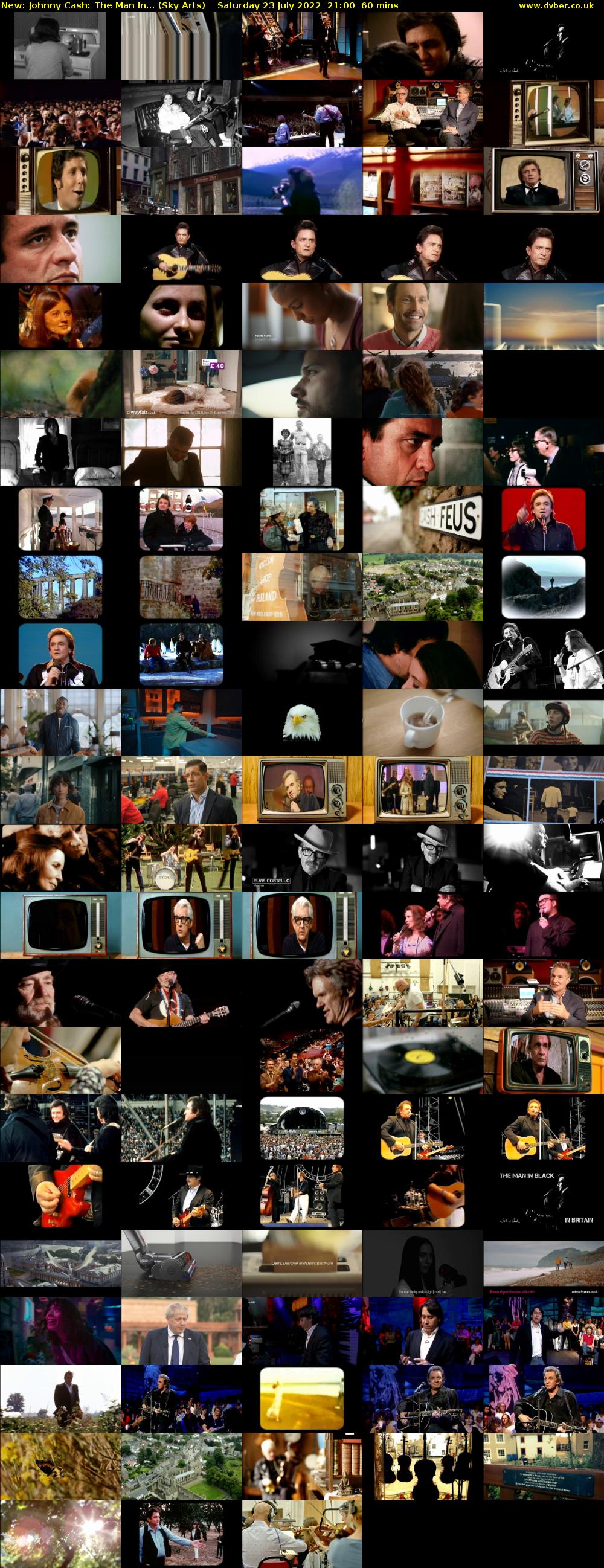 Johnny Cash: The Man In... (Sky Arts) Saturday 23 July 2022 21:00 - 22:00