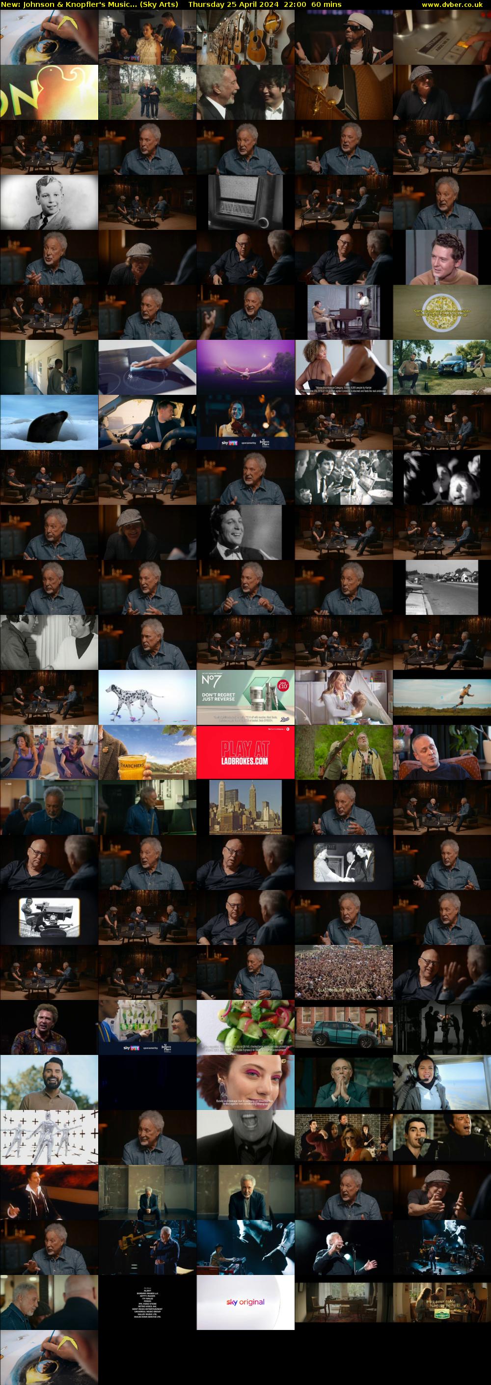 Johnson & Knopfler's Music... (Sky Arts) Thursday 25 April 2024 22:00 - 23:00