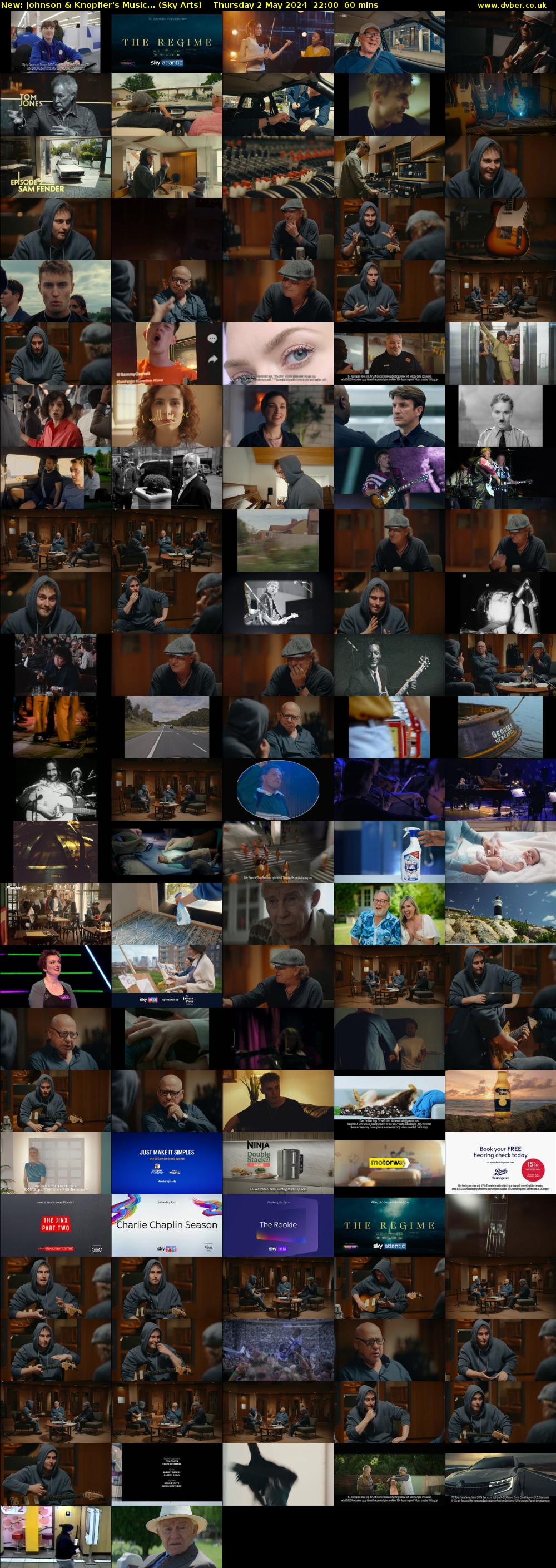 Johnson & Knopfler's Music... (Sky Arts) Thursday 2 May 2024 22:00 - 23:00