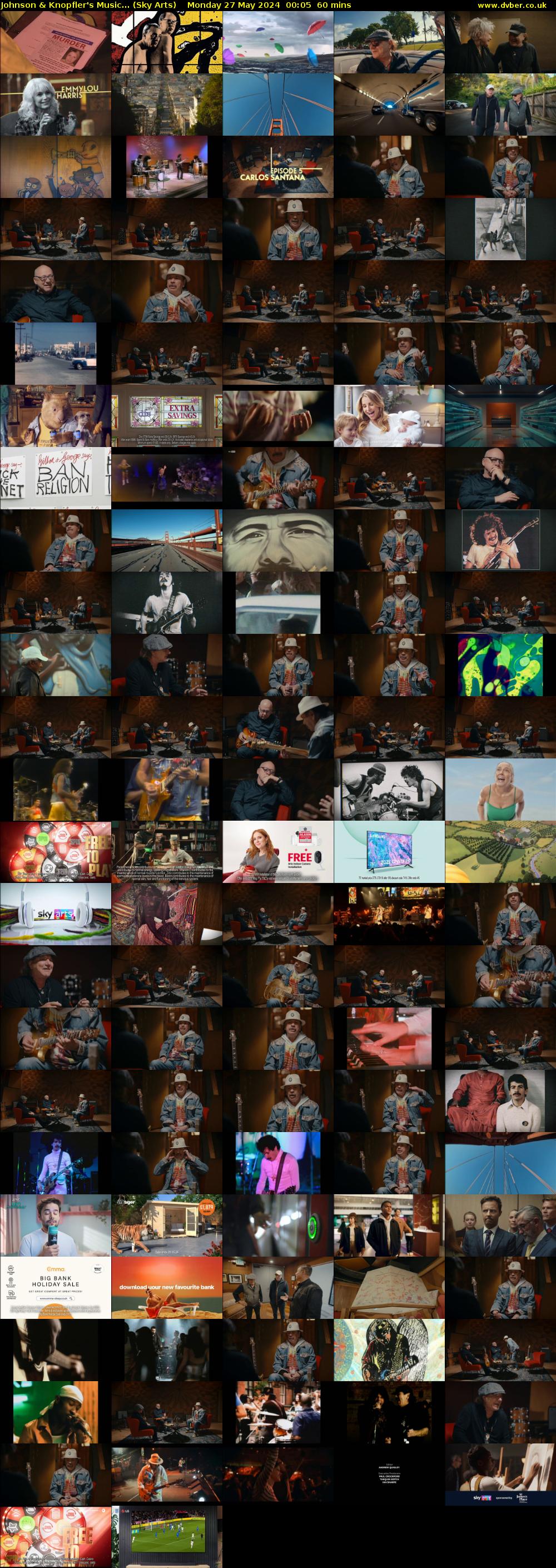Johnson & Knopfler's Music... (Sky Arts) Monday 27 May 2024 00:05 - 01:05