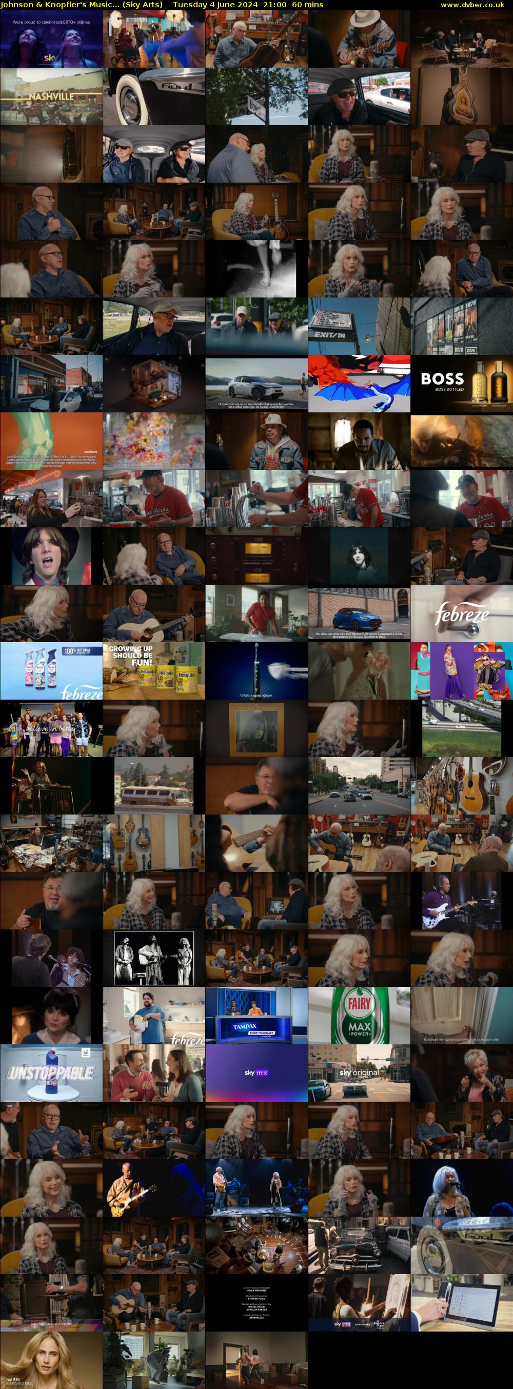 Johnson & Knopfler's Music... (Sky Arts) Tuesday 4 June 2024 21:00 - 22:00