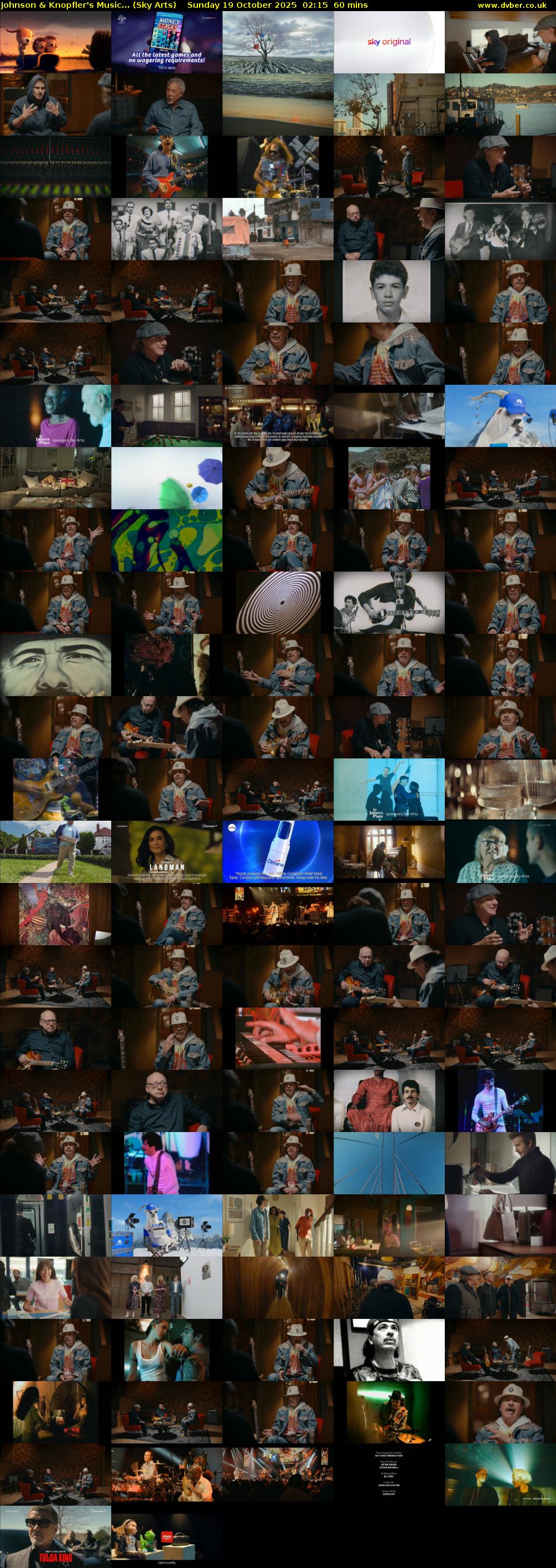 Johnson & Knopfler's Music... (Sky Arts) Sunday 19 October 2025 02:15 - 03:15