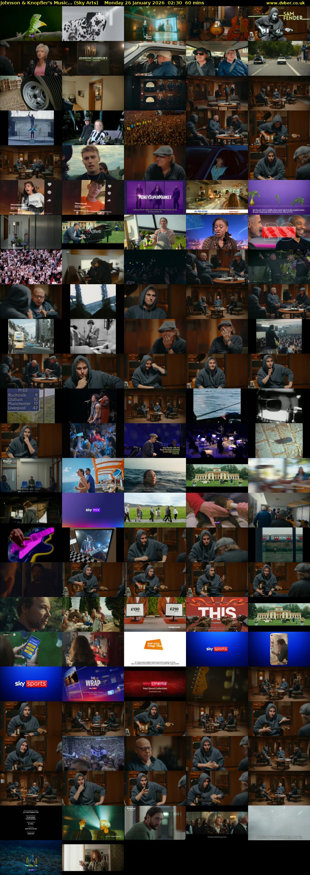 Johnson & Knopfler's Music... (Sky Arts) Monday 26 January 2026 02:30 - 03:30