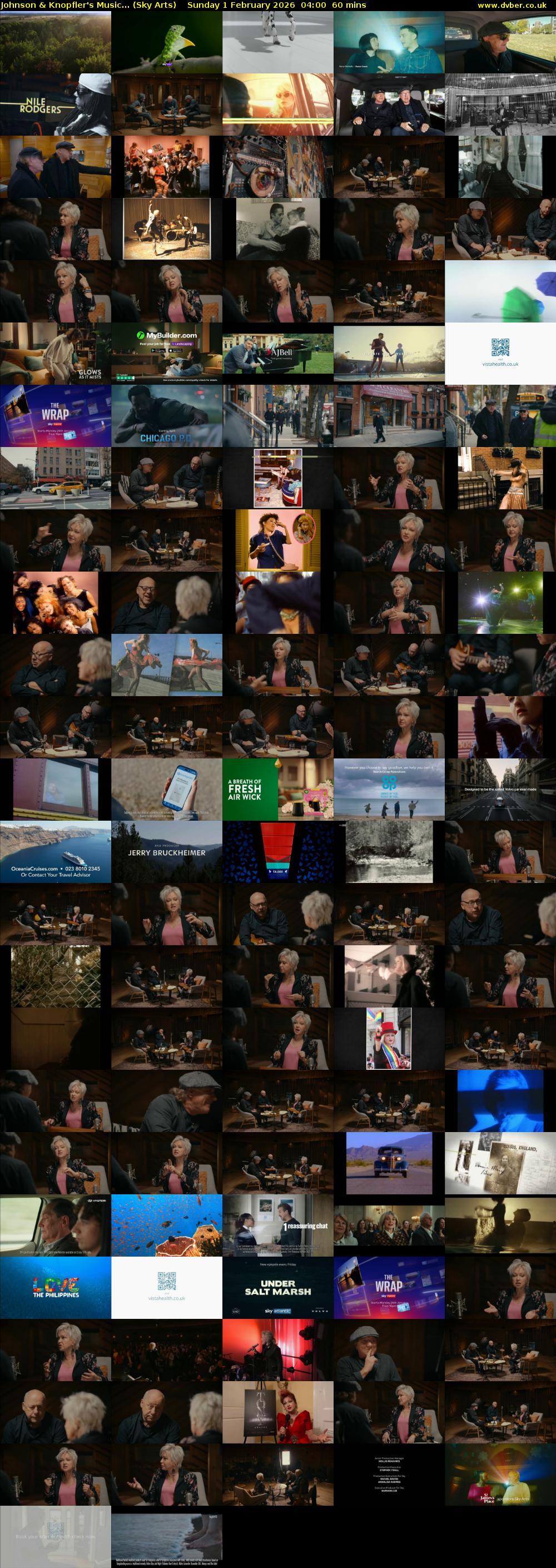 Johnson & Knopfler's Music... (Sky Arts) Sunday 1 February 2026 04:00 - 05:00