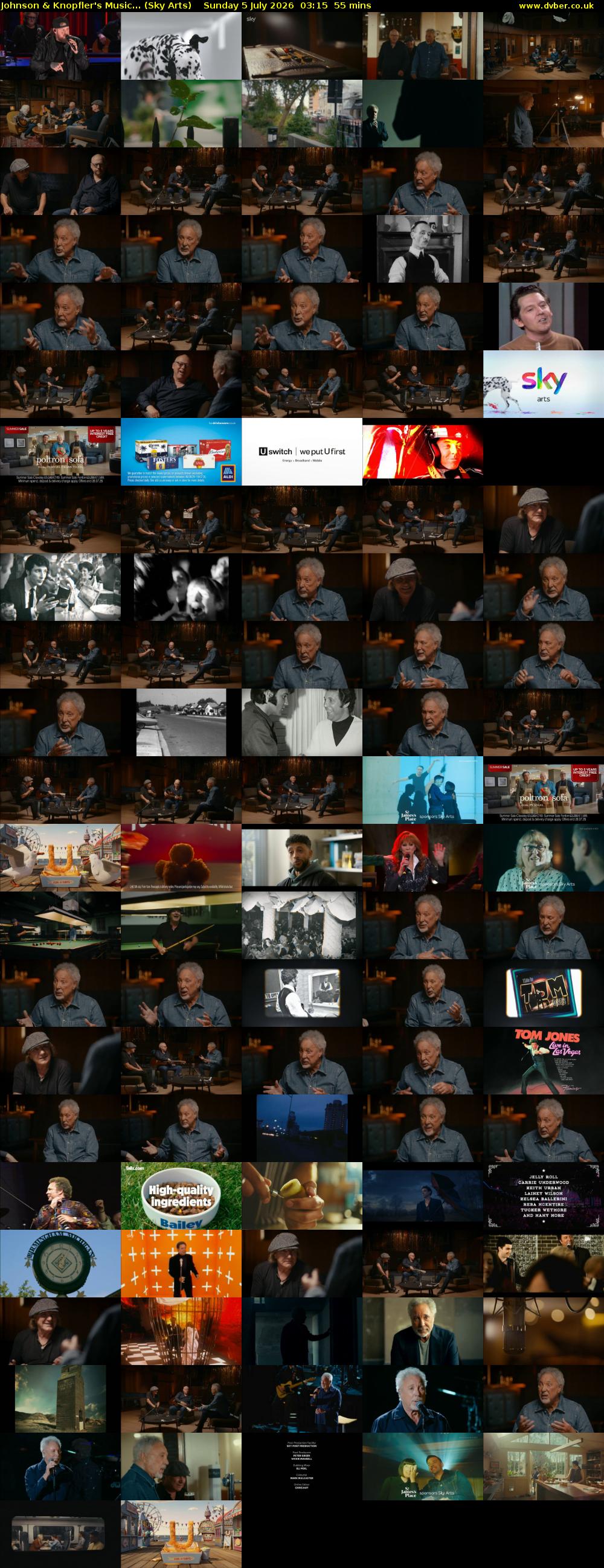Johnson & Knopfler's Music... (Sky Arts) Sunday 5 July 2026 03:15 - 04:10