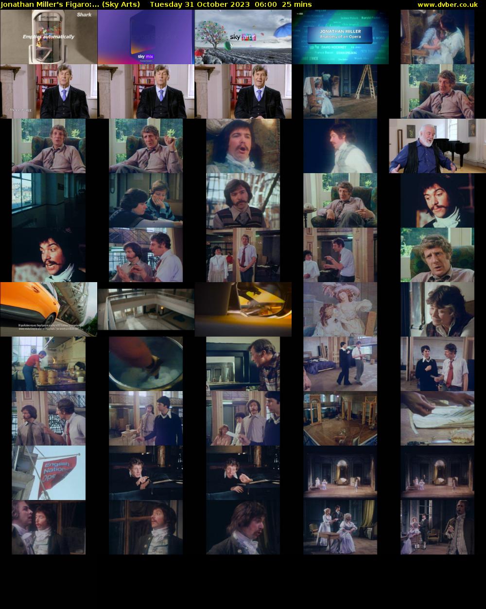 Jonathan Miller's Figaro:... (Sky Arts) Tuesday 31 October 2023 06:00 - 06:25