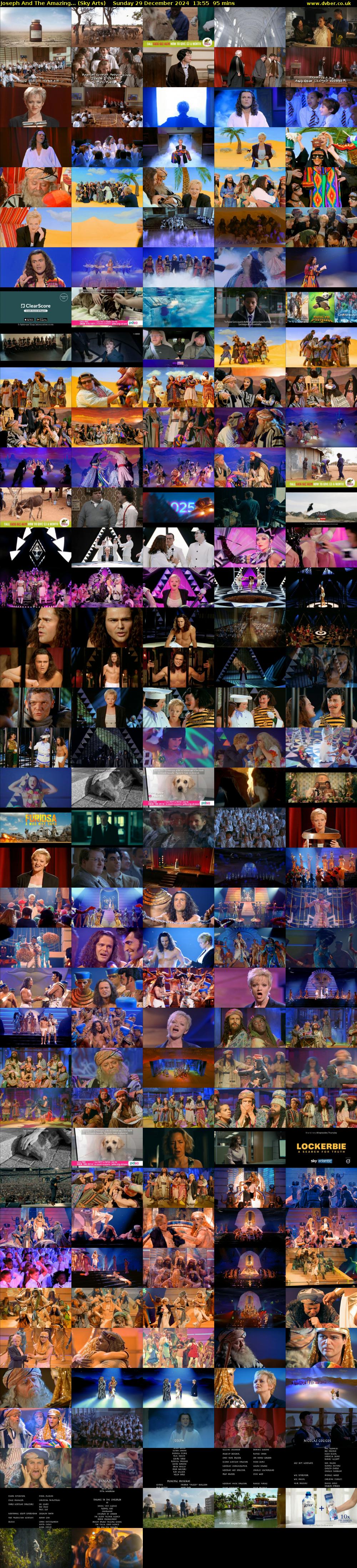 Joseph And The Amazing... (Sky Arts) Sunday 29 December 2024 13:55 - 15:30