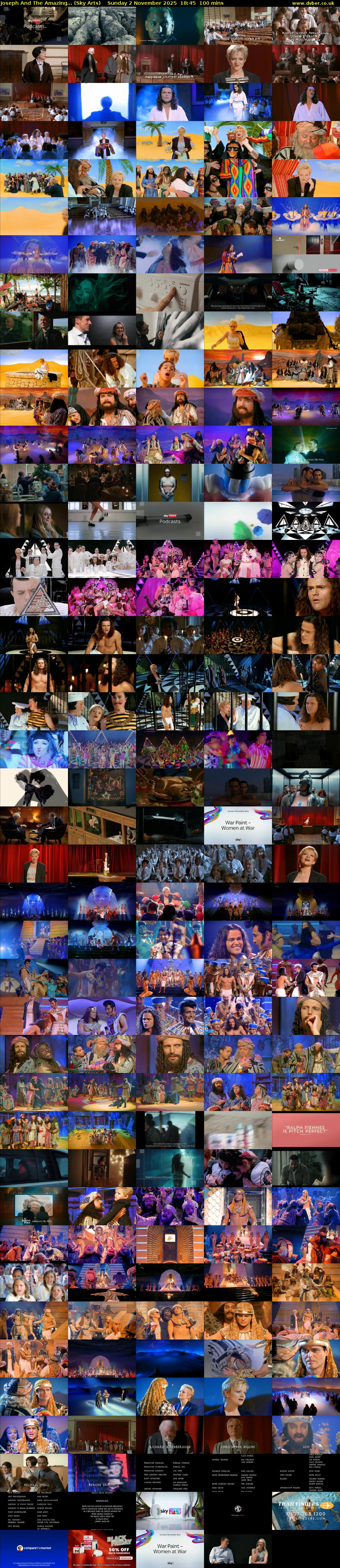 Joseph And The Amazing... (Sky Arts) Sunday 2 November 2025 18:45 - 20:25