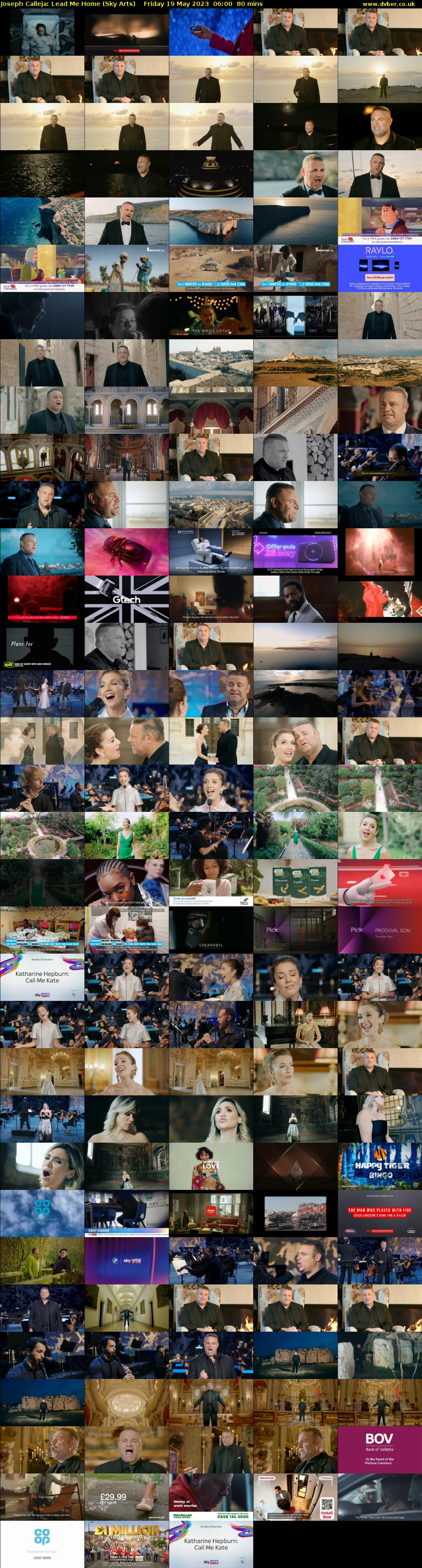 Joseph Calleja: Lead Me Home (Sky Arts) Friday 19 May 2023 06:00 - 07:20
