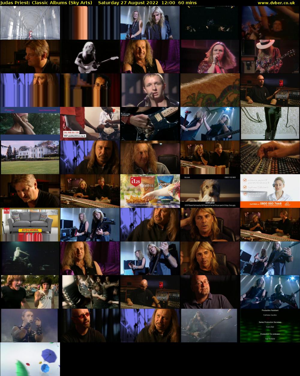 Judas Priest: Classic Albums (Sky Arts) Saturday 27 August 2022 12:00 - 13:00