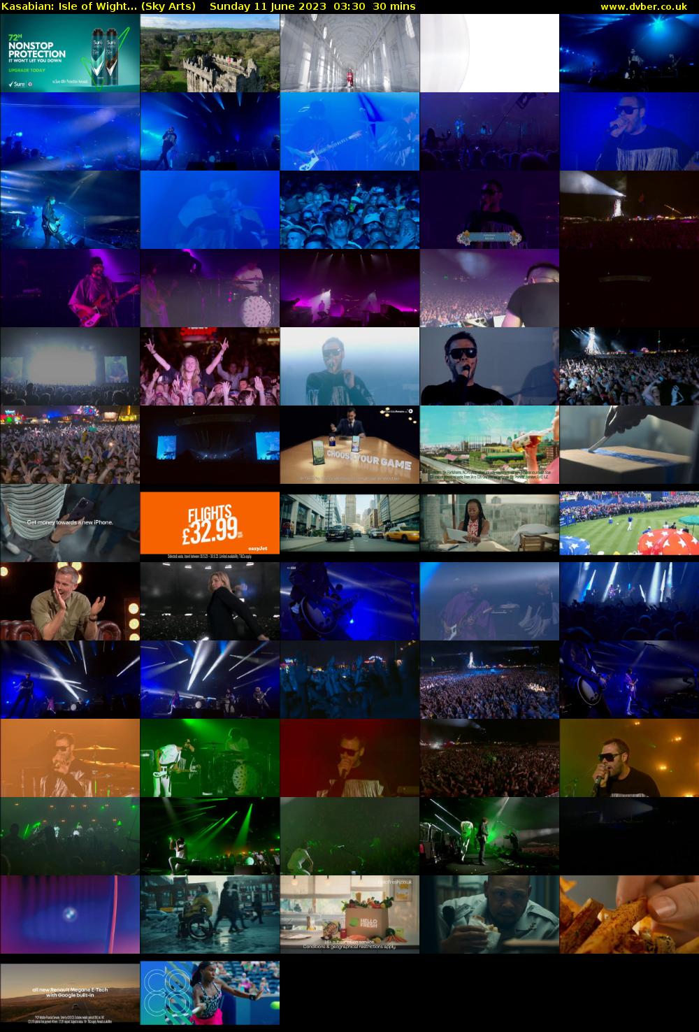 Kasabian: Isle of Wight... (Sky Arts) Sunday 11 June 2023 03:30 - 04:00