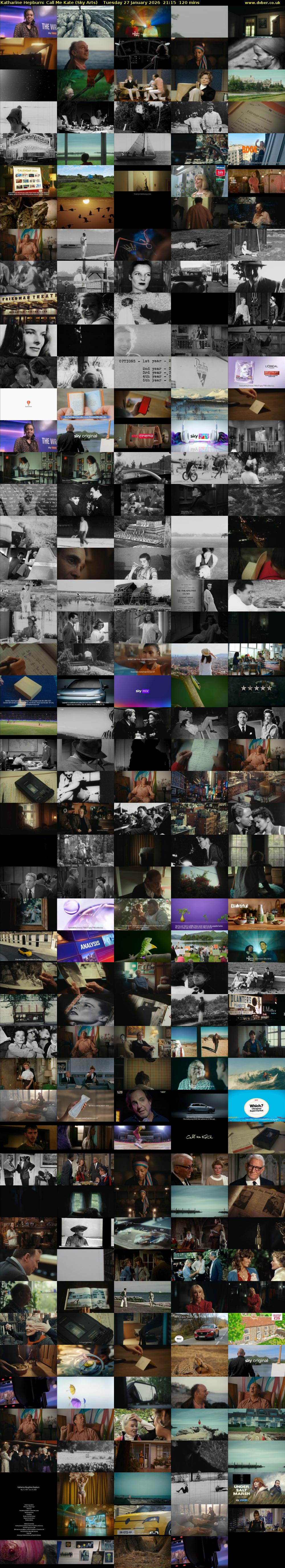 Katharine Hepburn: Call Me Kate (Sky Arts) Tuesday 27 January 2026 21:15 - 23:15