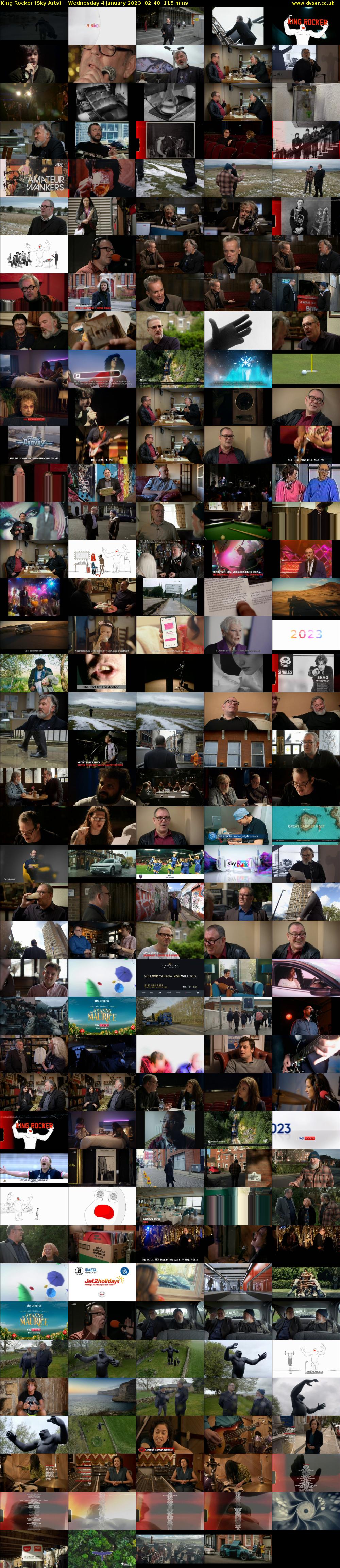King Rocker (Sky Arts) Wednesday 4 January 2023 02:40 - 04:35