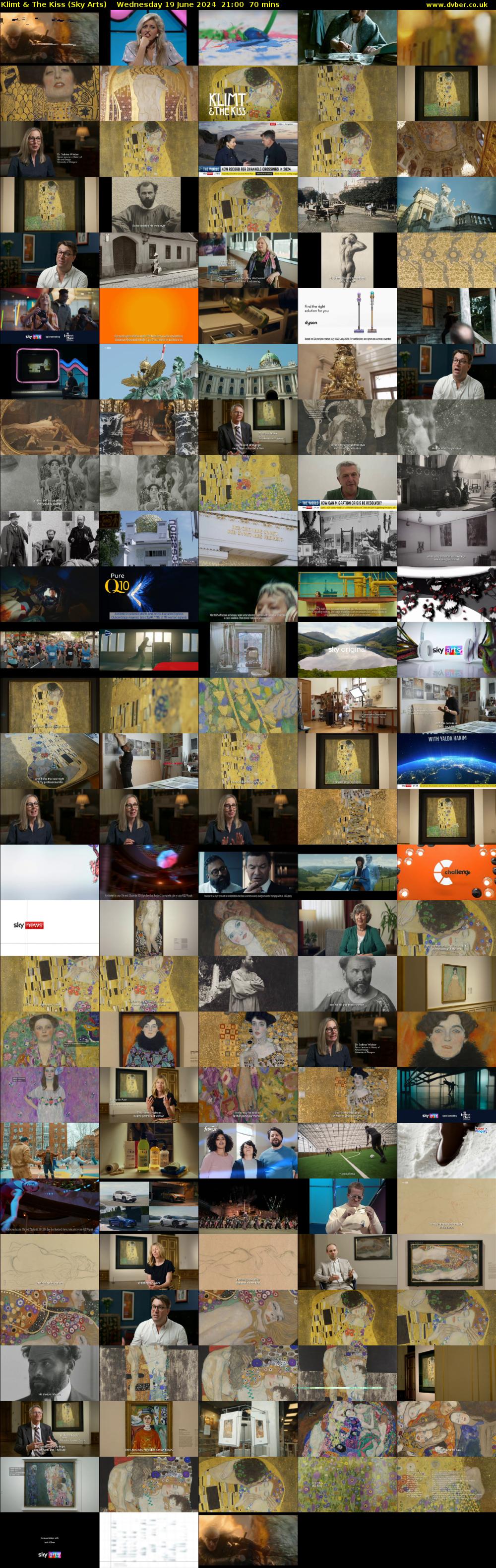 Klimt & The Kiss (Sky Arts) Wednesday 19 June 2024 21:00 - 22:10