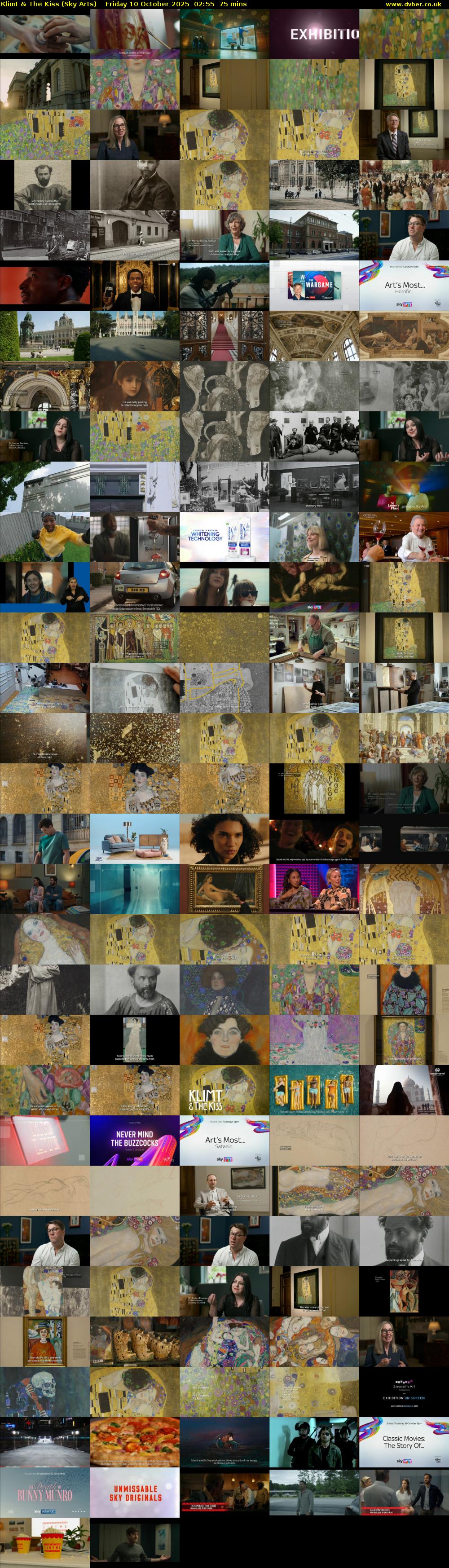 Klimt & The Kiss (Sky Arts) Friday 10 October 2025 02:55 - 04:10