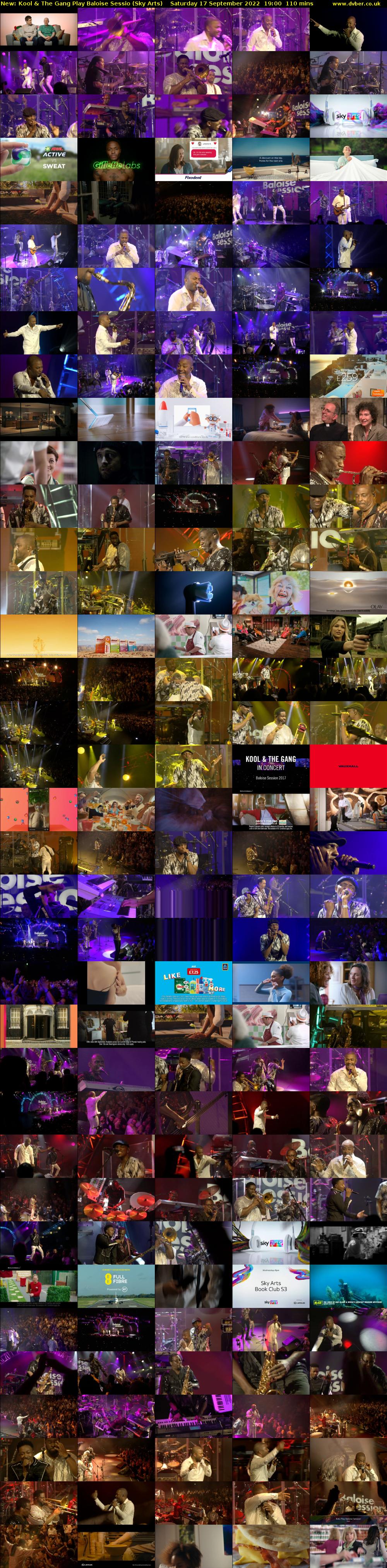 Kool & The Gang Play Baloise Sessio (Sky Arts) Saturday 17 September 2022 19:00 - 20:50