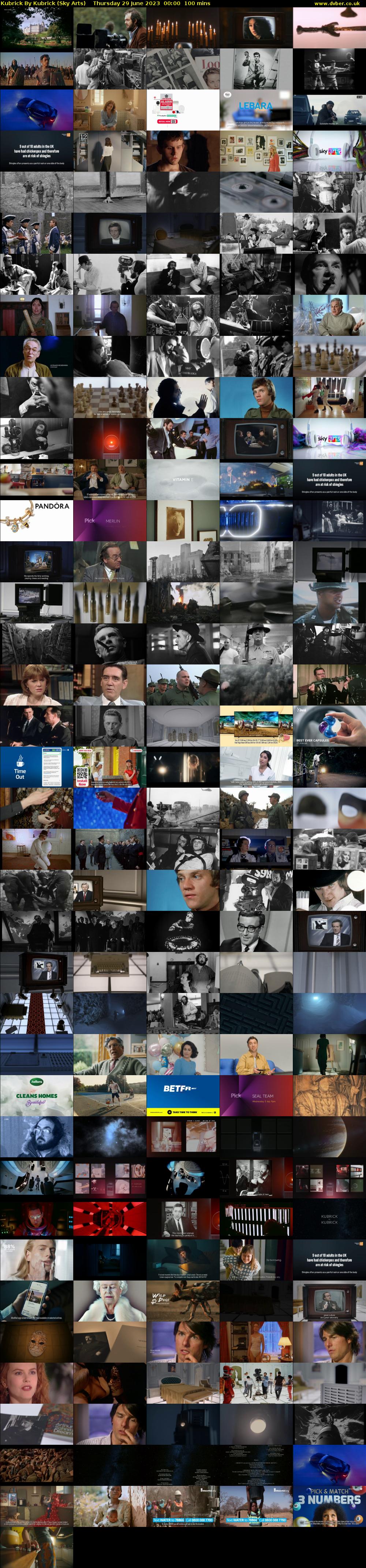 Kubrick By Kubrick (Sky Arts) Thursday 29 June 2023 00:00 - 01:40