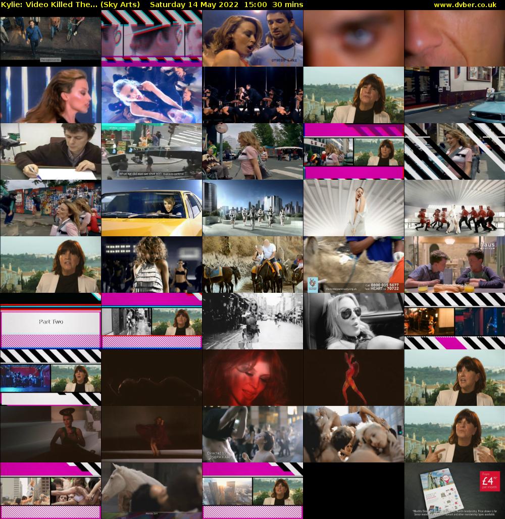 Kylie: Video Killed The... (Sky Arts) Saturday 14 May 2022 15:00 - 15:30