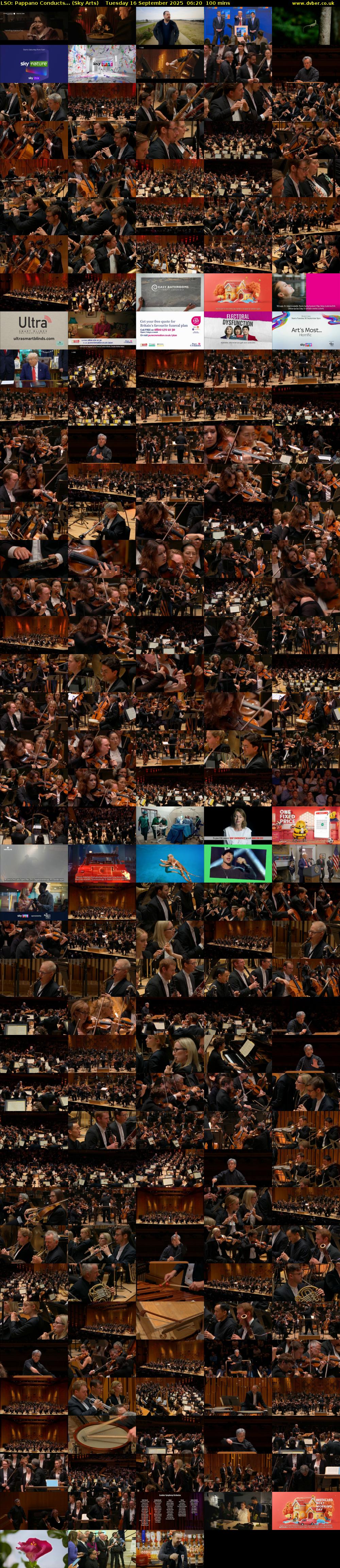 LSO: Pappano Conducts... (Sky Arts) Tuesday 16 September 2025 06:20 - 08:00