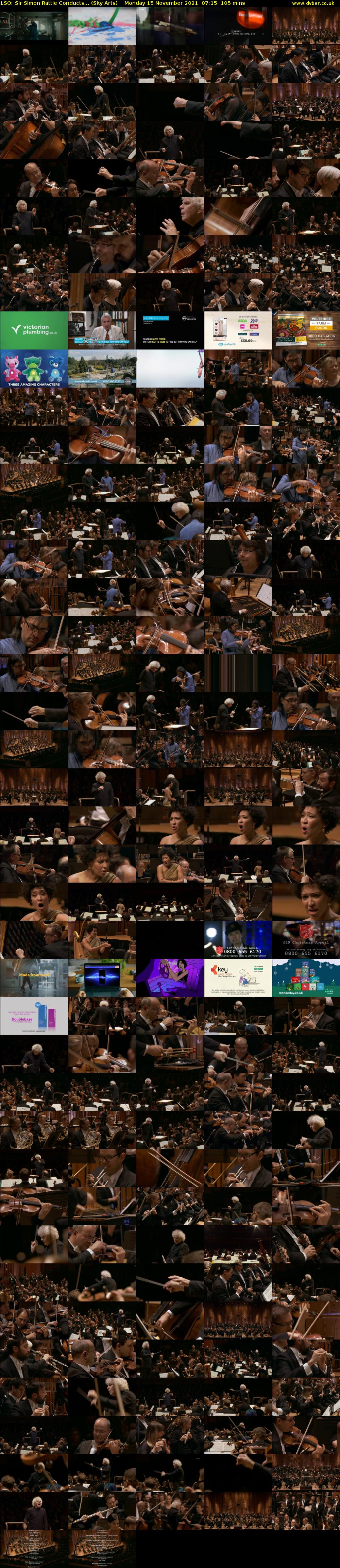 LSO: Sir Simon Rattle Conducts... (Sky Arts) Monday 15 November 2021 07:15 - 09:00