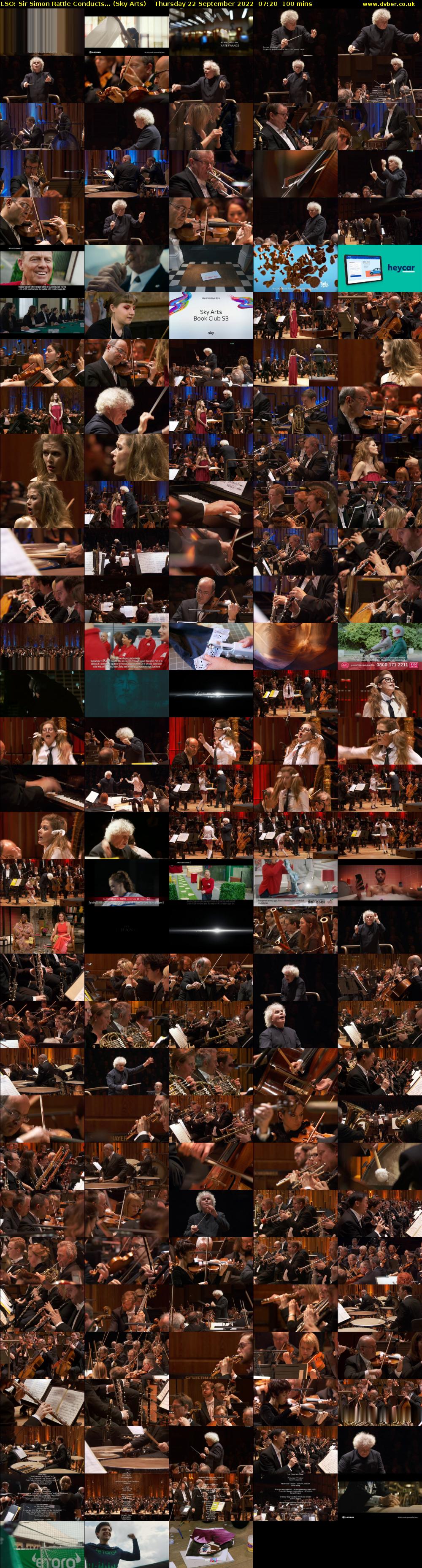 LSO: Sir Simon Rattle Conducts... (Sky Arts) Thursday 22 September 2022 07:20 - 09:00
