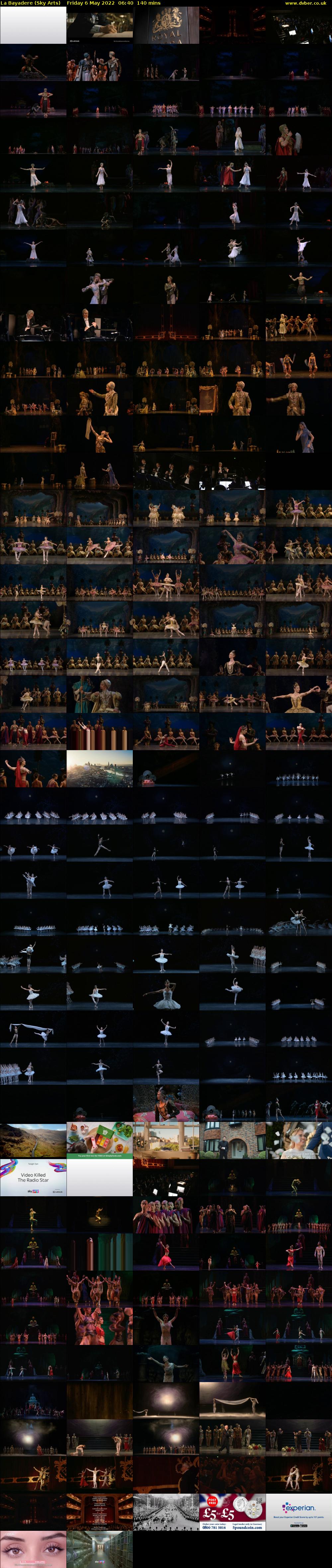 La Bayadere (Sky Arts) Friday 6 May 2022 06:40 - 09:00