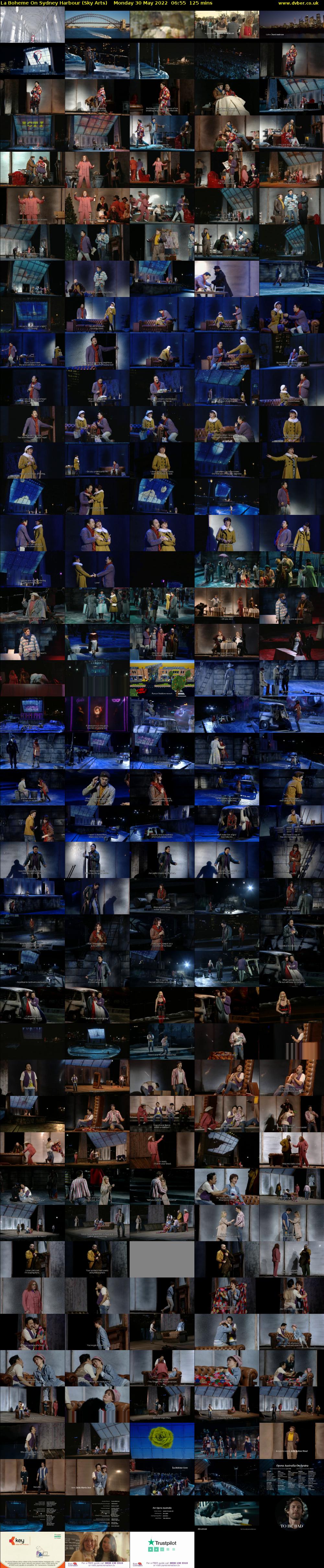 La Boheme On Sydney Harbour (Sky Arts) Monday 30 May 2022 06:55 - 09:00