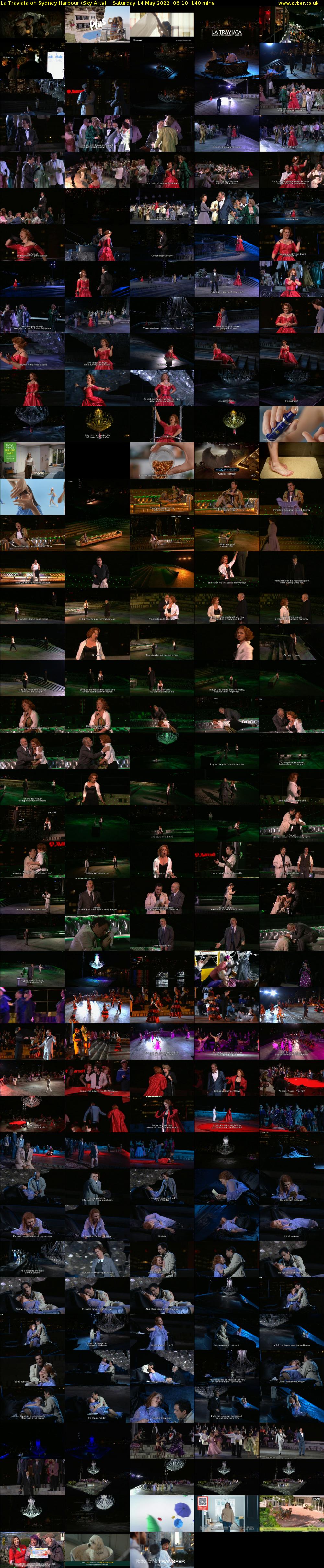 La Traviata on Sydney Harbour (Sky Arts) Saturday 14 May 2022 06:10 - 08:30