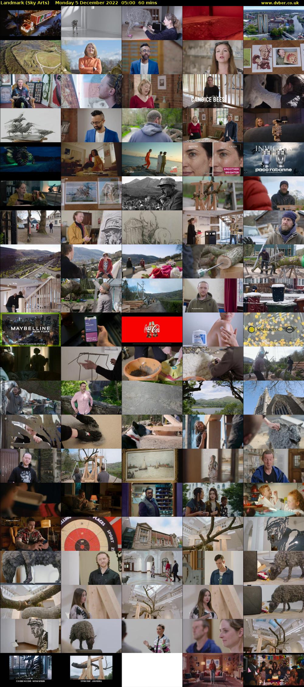 Landmark (Sky Arts) Monday 5 December 2022 05:00 - 06:00
