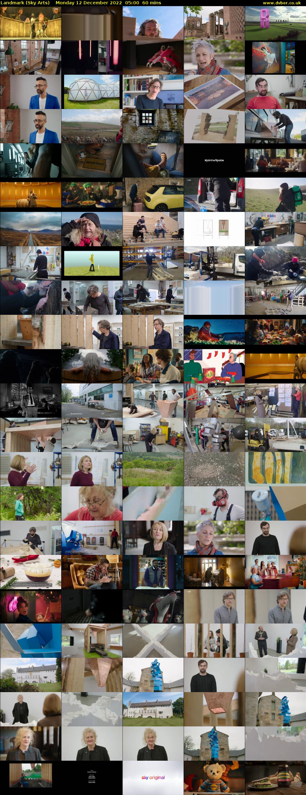 Landmark (Sky Arts) Monday 12 December 2022 05:00 - 06:00