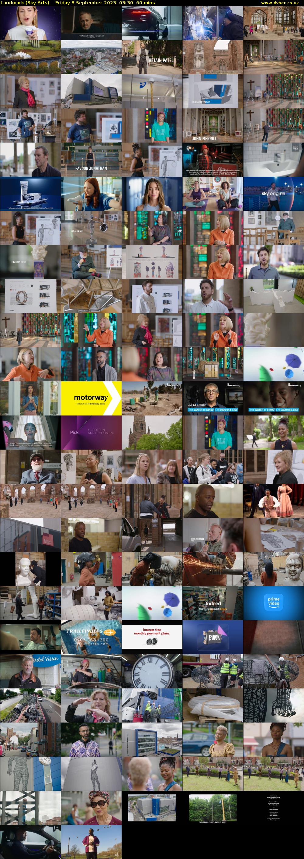 Landmark (Sky Arts) Friday 8 September 2023 03:30 - 04:30