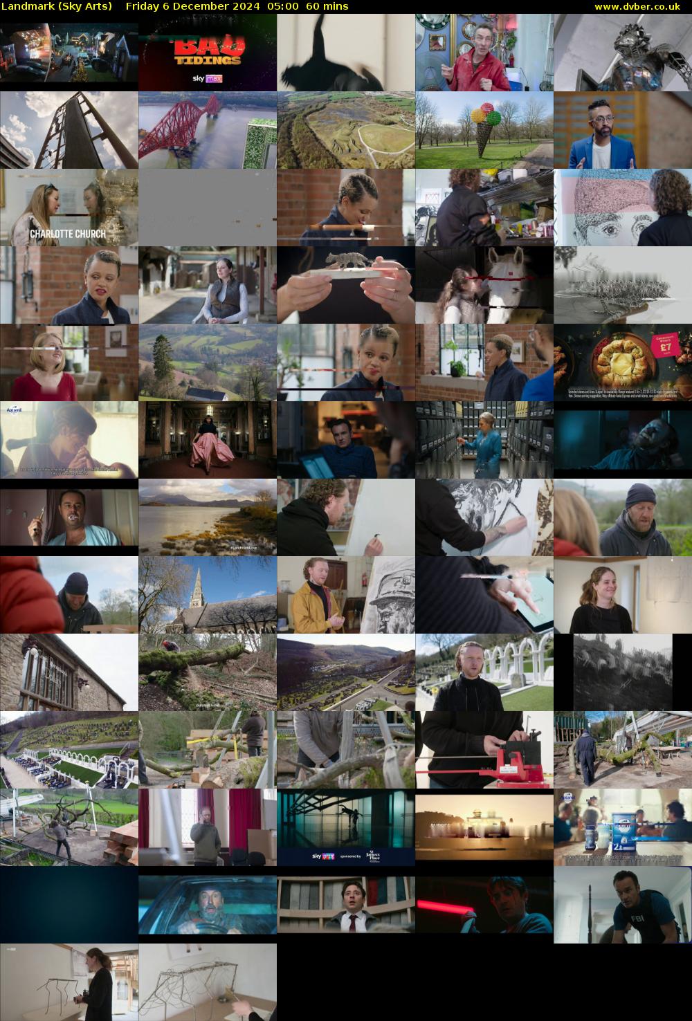 Landmark (Sky Arts) Friday 6 December 2024 05:00 - 06:00