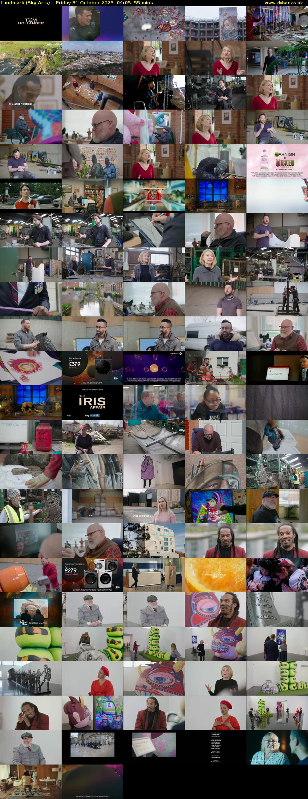 Landmark (Sky Arts) Friday 31 October 2025 04:05 - 05:00