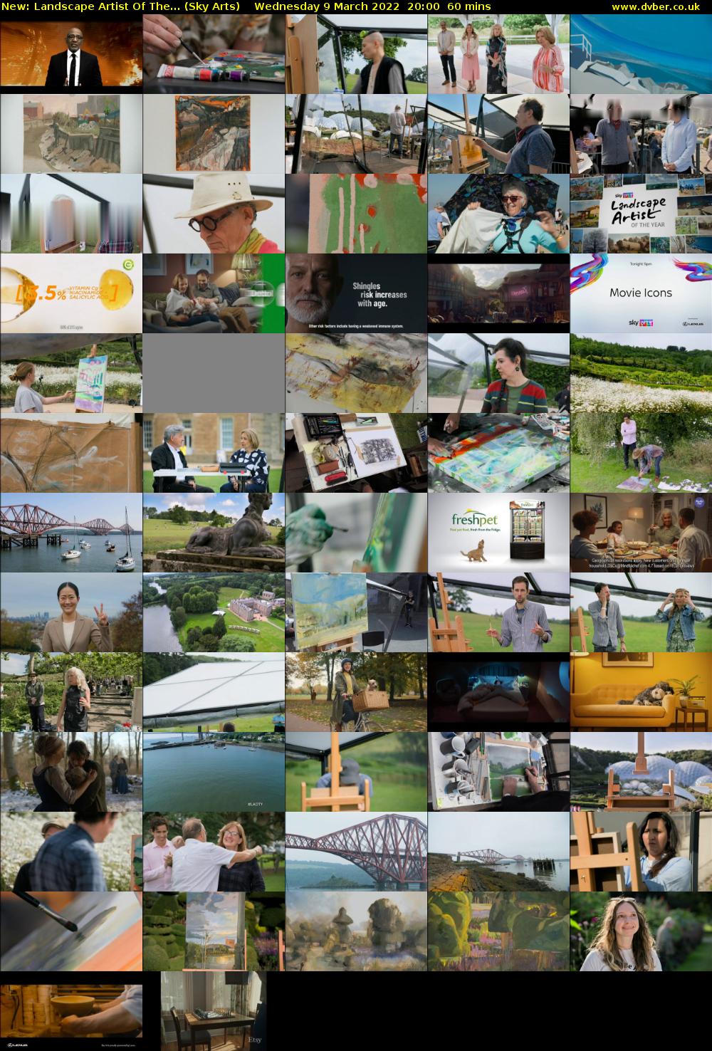 Landscape Artist Of The... (Sky Arts) Wednesday 9 March 2022 20:00 - 21:00