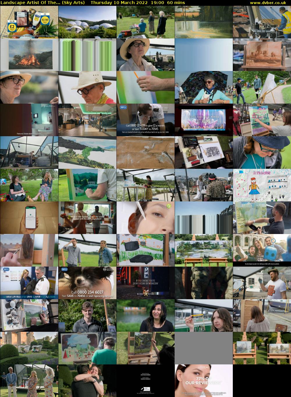 Landscape Artist Of The... (Sky Arts) Thursday 10 March 2022 19:00 - 20:00