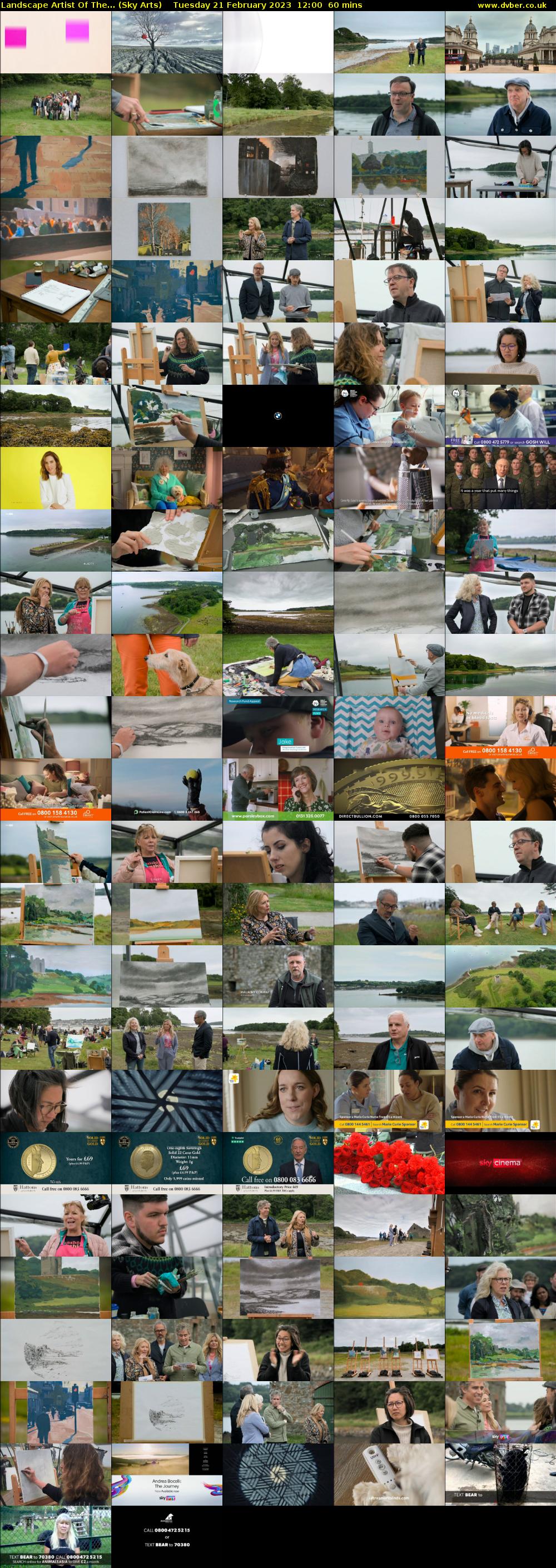 Landscape Artist Of The... (Sky Arts) Tuesday 21 February 2023 12:00 - 13:00