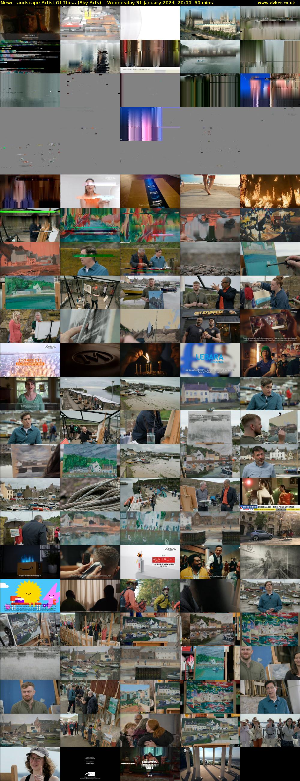 Landscape Artist Of The... (Sky Arts) Wednesday 31 January 2024 20:00 - 21:00
