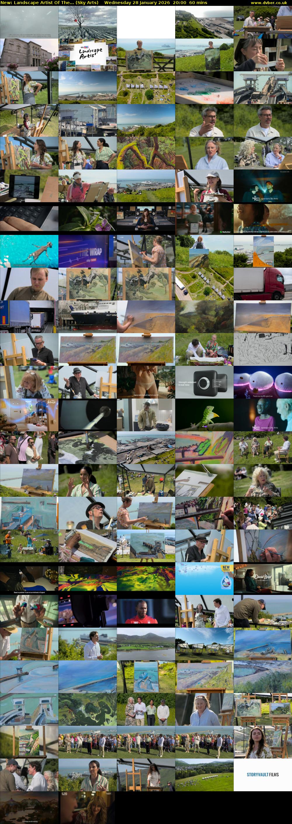 Landscape Artist Of The... (Sky Arts) Wednesday 28 January 2026 20:00 - 21:00